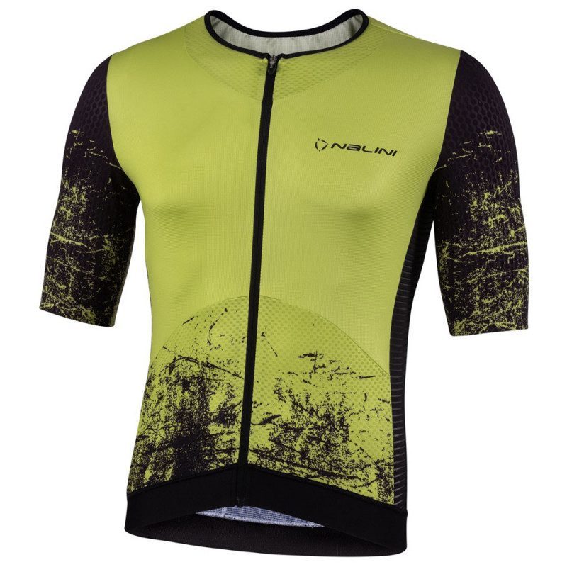 Maillots vélo route Maillot vélo manches courtes Nalini New Ergo Laser